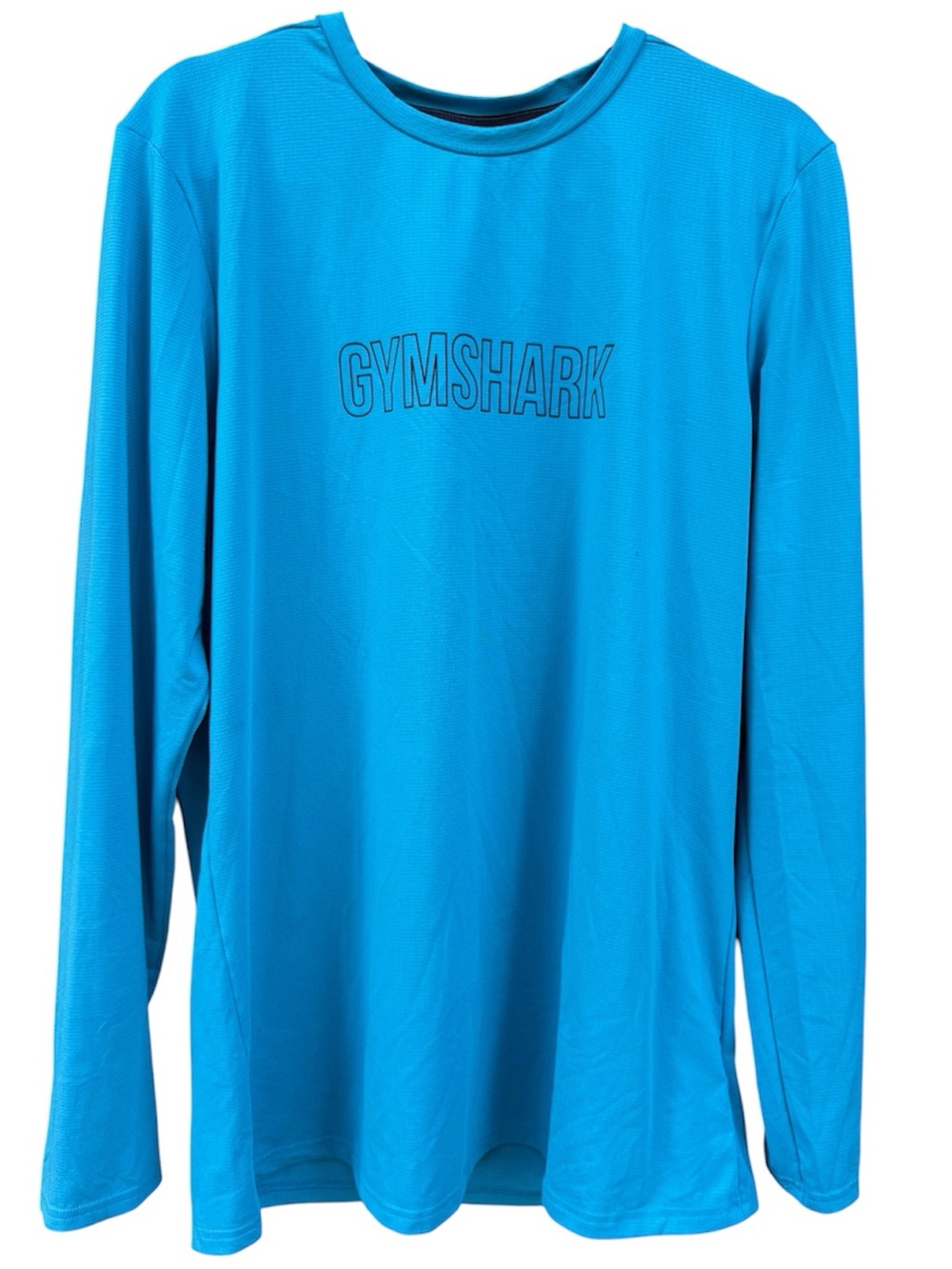 Gymshark Bright Blue Athletic Longsleeve Shirt Size Large